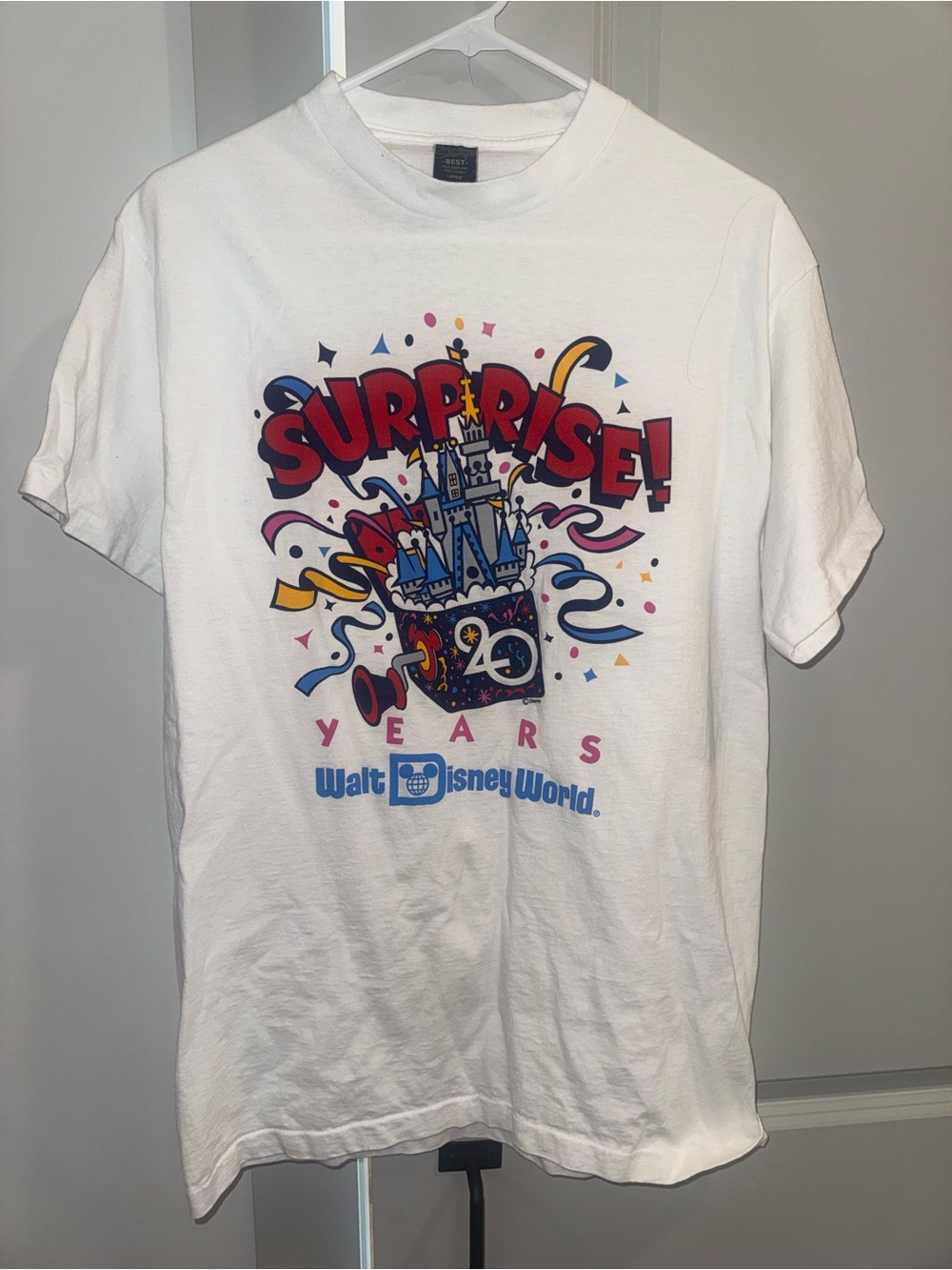Walt Disney World "Surprise! 20 Years" Graphic Tee - White